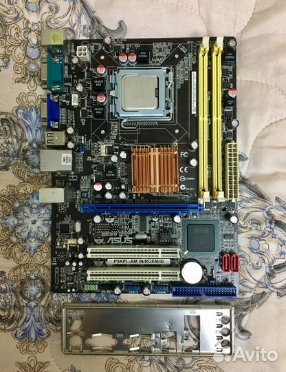 Материнская плата asus P5KPL-AM IN/roem/SI