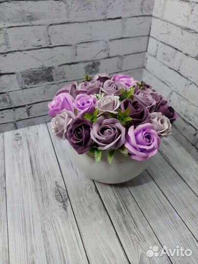 Букет из роз подарочный / интерьерный