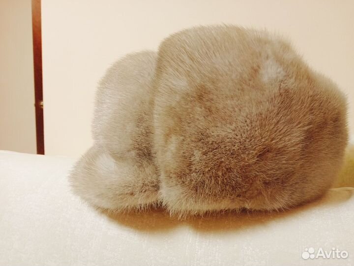 Норковая шапка мужская 60 размер
