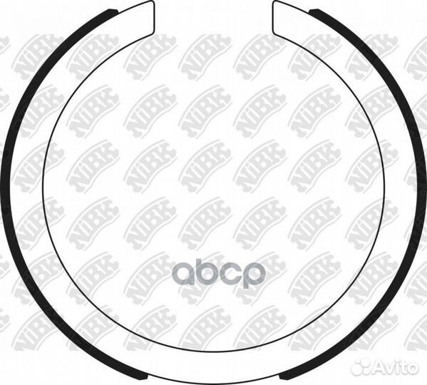 Колодки торм.бараб.задние FN0696 NiBK