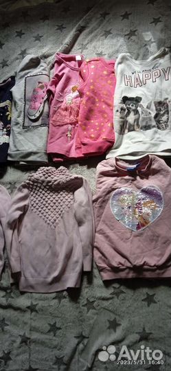 Пакет одежды для девочки 110-122