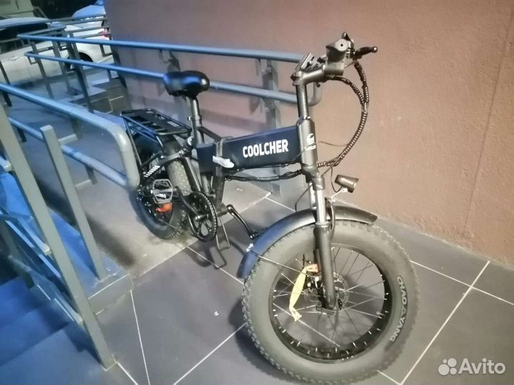 Электровелосипед фэтбайк складной Coolcher