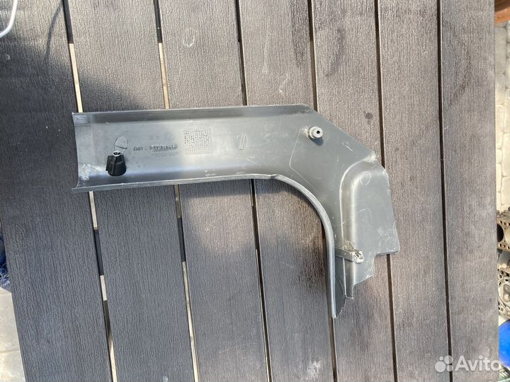 Накладка левогопорога передняя fiat doblo
