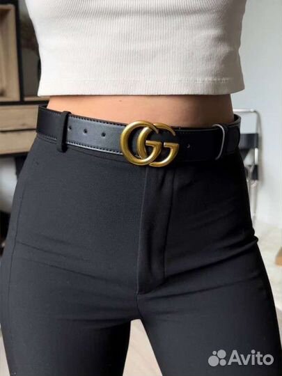 Женский кожаный ремень Gucci