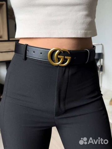 Женский кожаный ремень Gucci