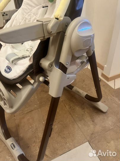 Стульчик для кормления chicco polly magic