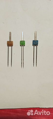 Иглы двойные для бытовых швейных машин