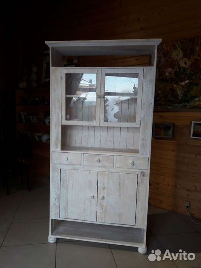 Буфет посудный шкаф массив