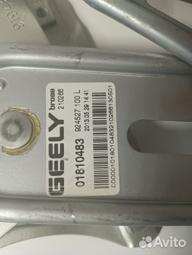 Стеклоподъемник передней левой двери geely