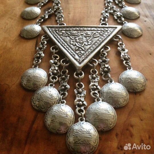 Колье бохо чокер ожерелье бусы готика ретро этно