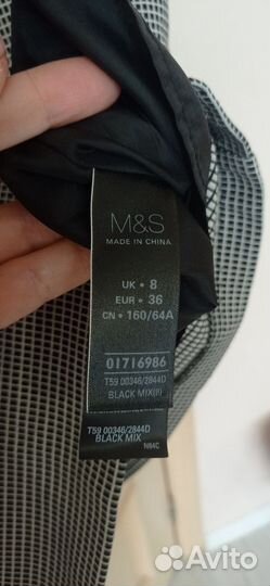 Платье офисное m&s