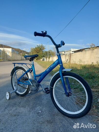 Детский Stels Talisman 18” с доп. колёсиками