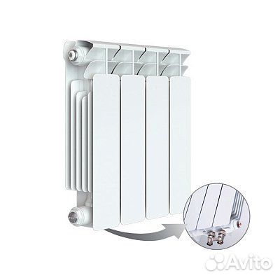 Биметаллический секционный радиатор отопления Rifa