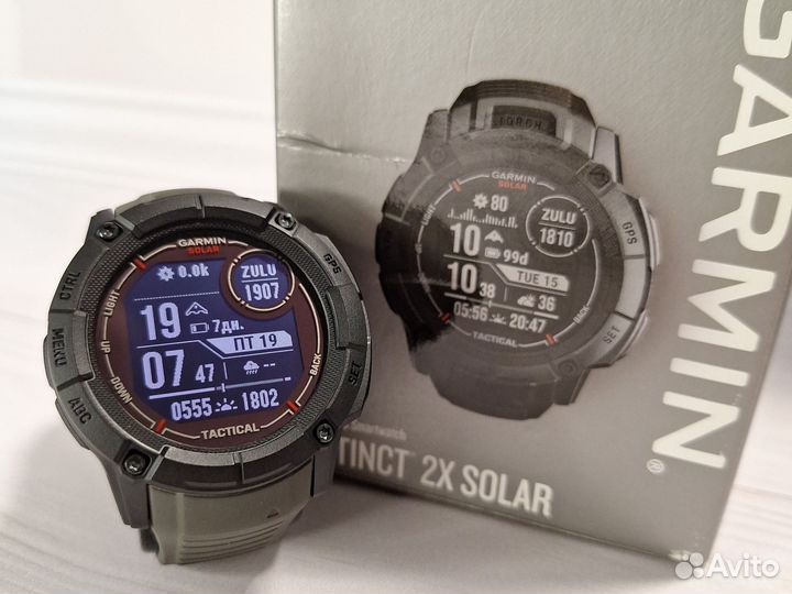 Часы Garmin Instinct 2X Solar Tactical Black