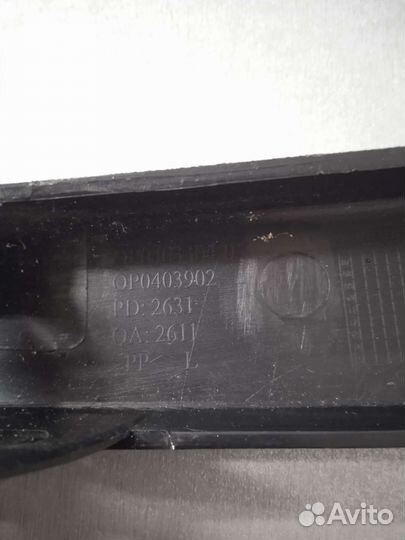 Молдинг бампера opel Astra, opel Astra H 04-14