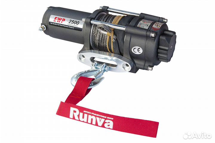 Лебёдка электрическая 12V Runva 2500A lbs 1140 кг