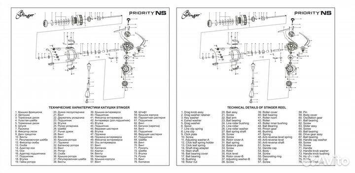 Катушка Stinger Priority NS 3510