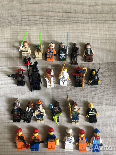 Lego Star Wars, Lego Ninjago и обычные минифигурки