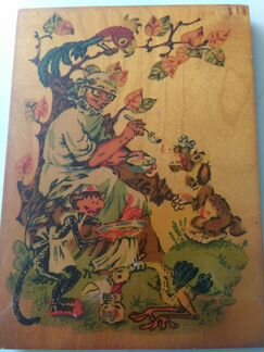 Детская настенная картинка Доктор Айболит СССР (ви