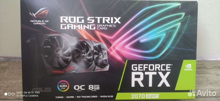 Видеокарта RTX 2070 super