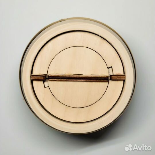 Бочонок деревянный для мёда 0.3 кг