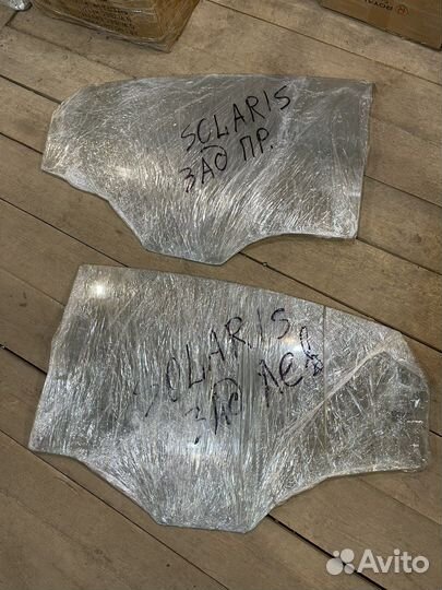 Стекло задней двери Hyundai Solaris