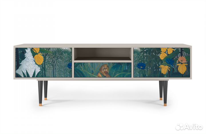 Тв-тумба T6 - Сатин - The Repast of the Lion