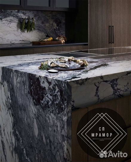 Столешница, подоконник, лестница, ступени из камня