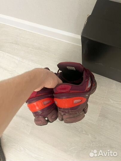 Кроссовки adidas raf simons ozweego 3 burgundy