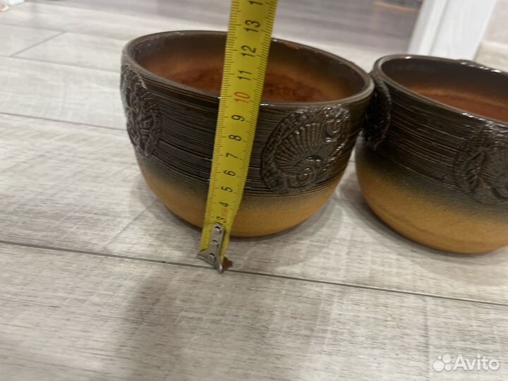 Горшки керамические для цветов бу