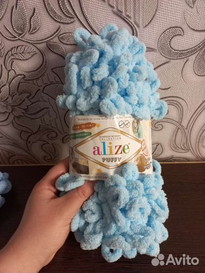 Пряжа alize puffy ализе пуффи