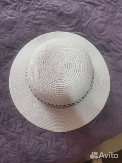 Шляпа женская соломенная