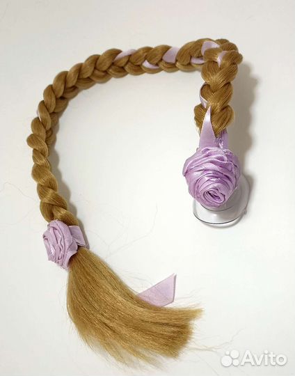 Коса на детский или подростковый шлем