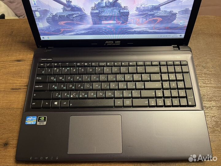 Мощный ноутбук Asus Core i7, 12 гб, 2 видео, SSD