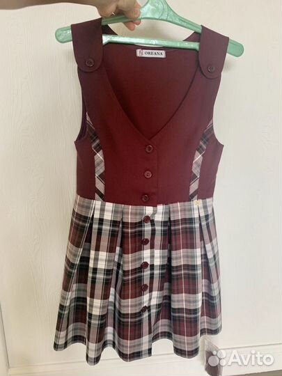 Форма школьная Oreana рост 122, пиджак и сарафан