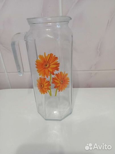 Набор подарочный кувшин и 6 стаканрв