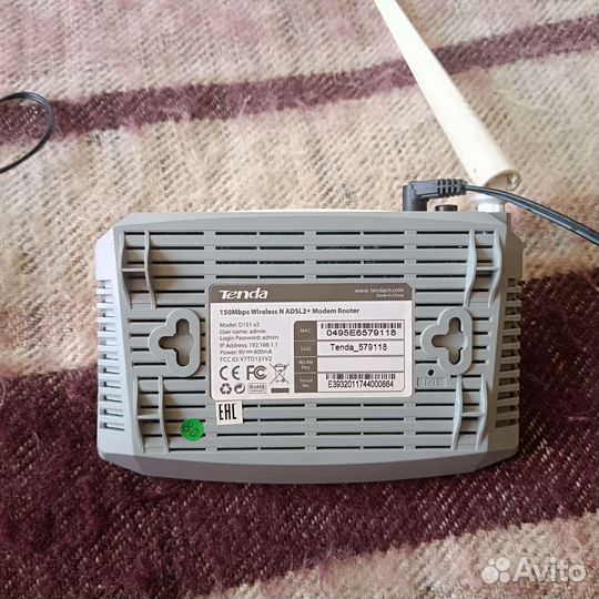 Роутер adsl2+ Tenda D151