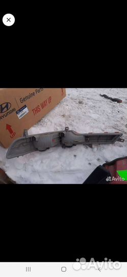 Kia sportage 3 задние фонари в бампер