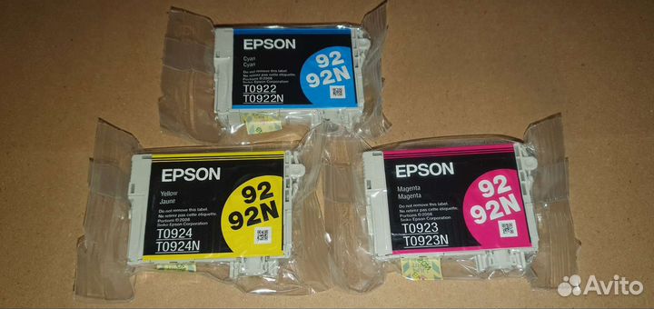 Оригинальные картриджи epson
