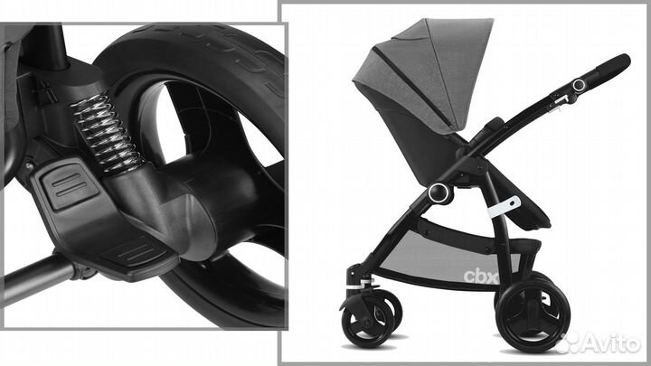 Детская коляска 2 в 1 CBX by Cybex Leotie Pure