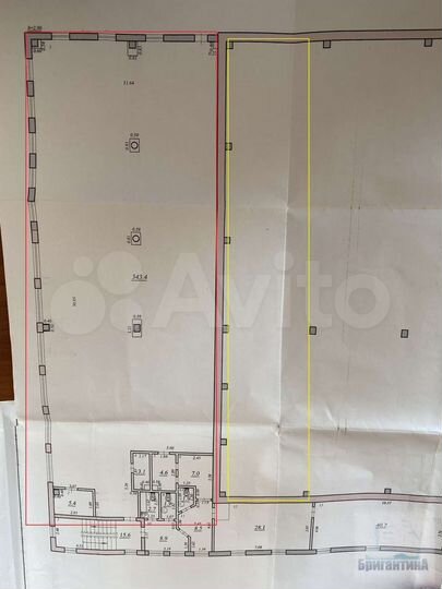 Сдам помещение свободного назначения, 360.7 м²