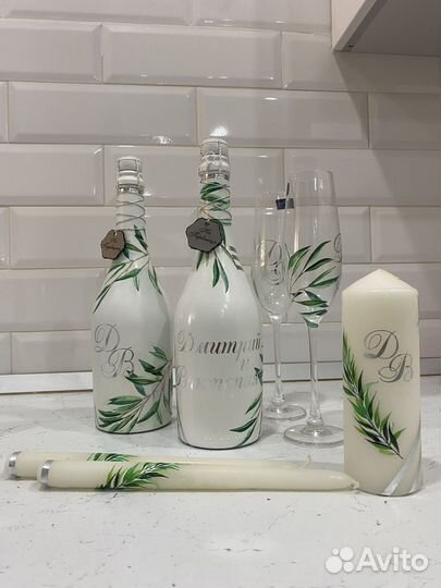 Свадебные бутылки