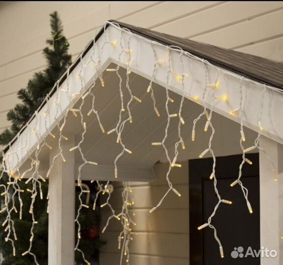 Гирлянда уличная бахрома