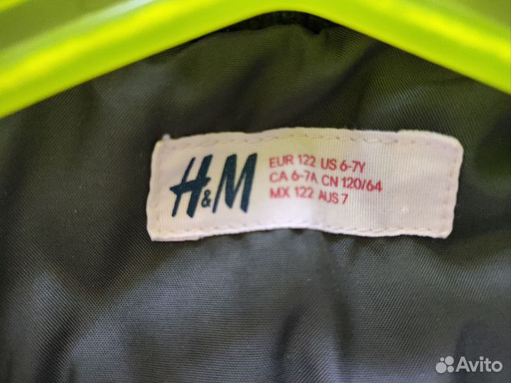 H&M зимняя куртка р.122