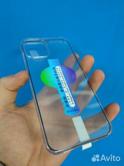 iPhone 12/12 pro Стекло с авто установкой+ чехол