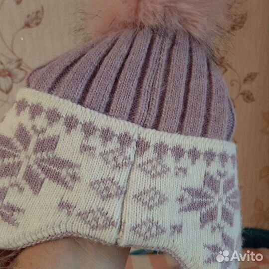 Шапка зимняя детская