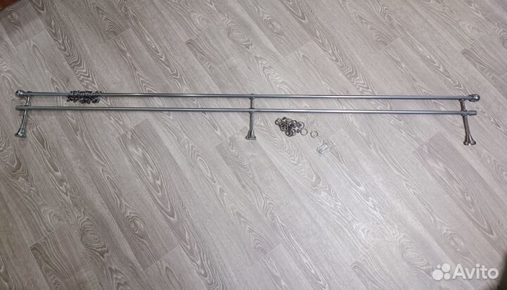 Карнизы для штор двухрядный