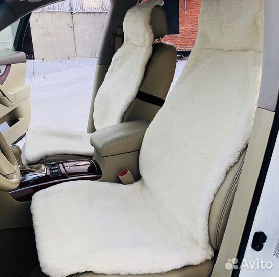 Меховые накидки на сиденья авто
