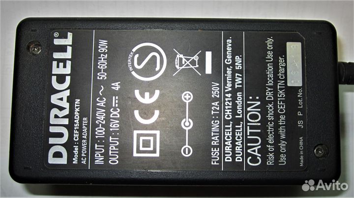 Duracell GEF15 KTN зарядное устройство