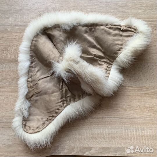 Воротник/горжетка из песца. Ручная работа